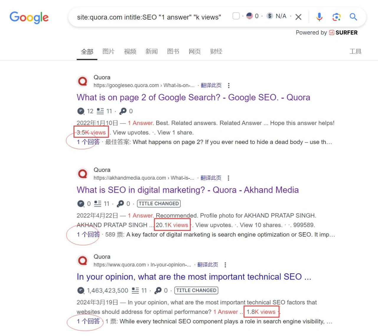 如何在Quora上找到浏览量很高回答却很少的问题?