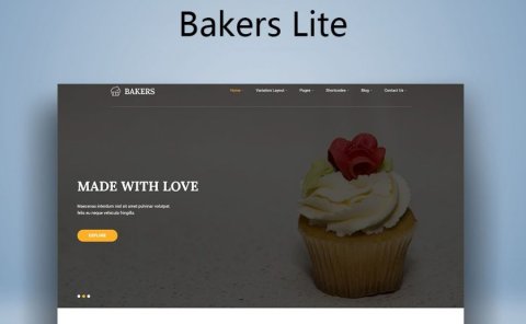 Bakers：适合蛋糕烘培面包咖啡店的免费Wordpress主题