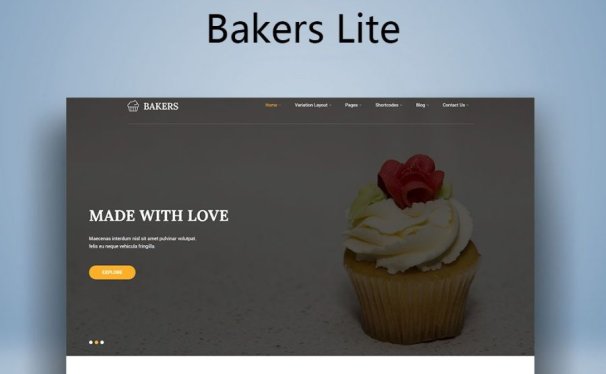 Bakers:适合蛋糕烘培面包咖啡店的免费Wordpress主题