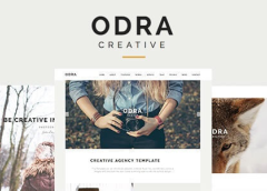 ODRA：多用途WordPress主题，适用创业公司工作室创意机构作品展示