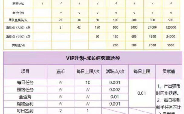 橘猫势力VIP升级条件,橘猫势力VIP升级所需的成长值怎么获取?