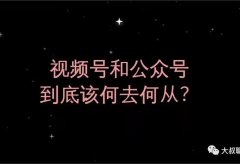 视频号和公众号,到底该如何选择?