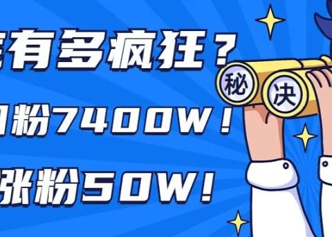 疯狂小杨哥到底多疯狂?3年圈粉7400W!一天涨粉50W!成功秘诀揭晓
