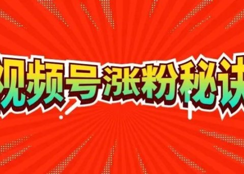 视频号如何涨粉?20个实战方法,让你突破一千粉!
