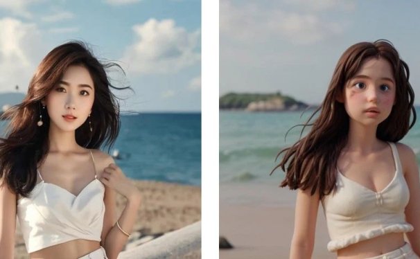 简单又免费的粘土青花瓷风格人物图片做法,竟有人不知道!